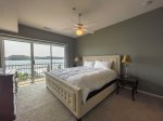 Lower Level Lakeview King Bedded Master Suite with Private Bath